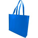 non woven bag-shopping bag-tote bag-eco bag 016 cyan blue