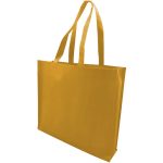 non woven bag-shopping bag-tote bag-eco bag 016 golden yellow
