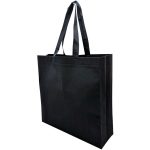 non woven bag-shopping bag-tote bag-eco bag 175 black