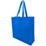 non woven bag-shopping bag-tote bag-eco bag 175 cyan blue