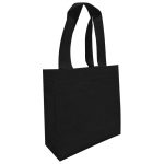 non woven bag-shopping bag-tote bag-eco bag 185 black